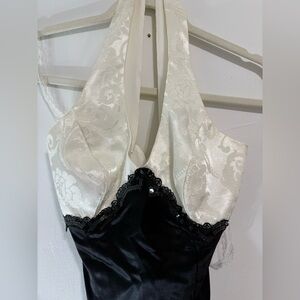 Elegant Lace Trimmed Sleepwear Top